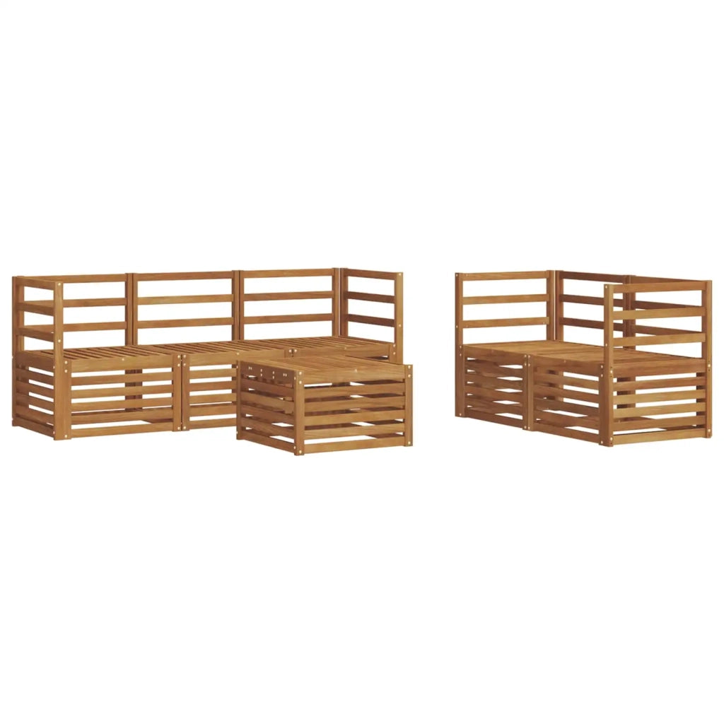 Set divani Legno di Acacia Massello