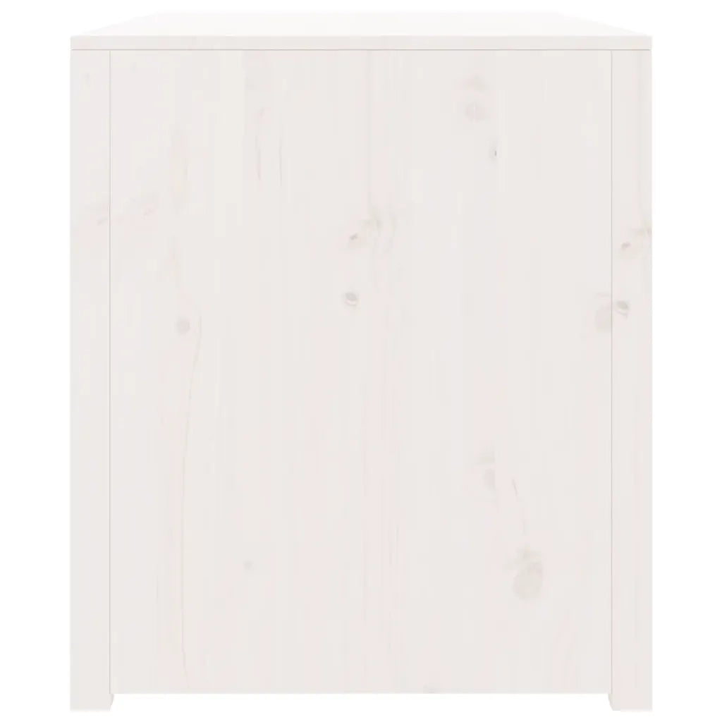 Mobile da Cucina da Esterno Bianco 106x55x64 cm Legno Massello di Pino