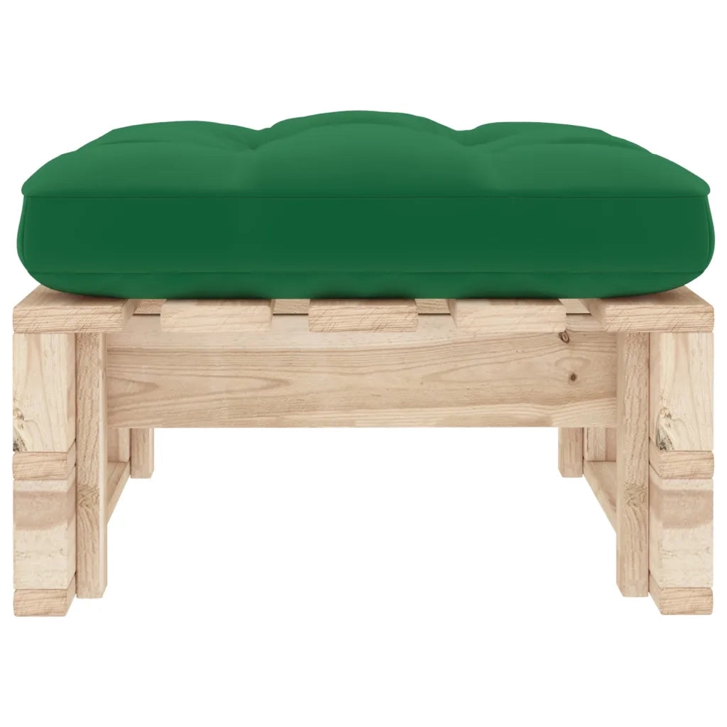 Ottomana da Giardino Pallet in Legno di Pino Impregnato 3066462