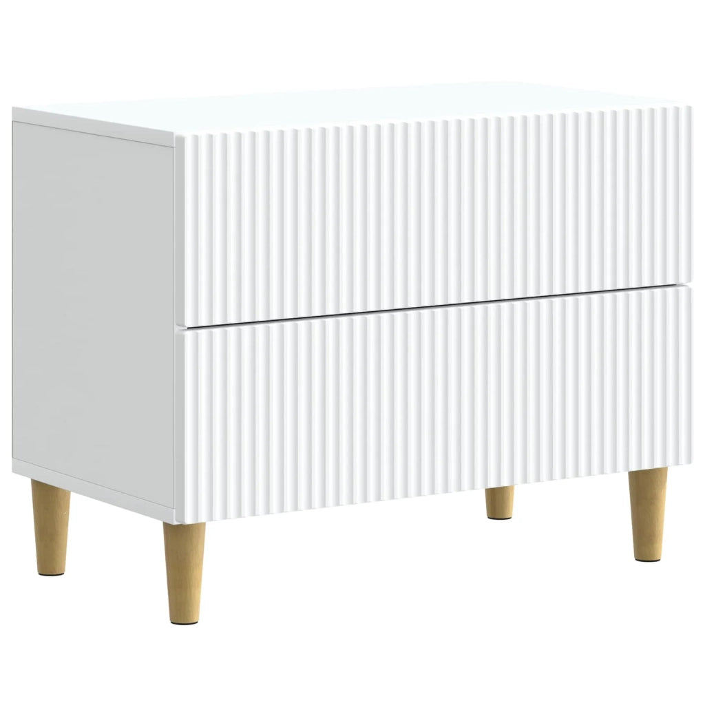 Armadio da Notte Bianco 62 x 34,5 x 48 cm Legno ingegnerizzato 894545