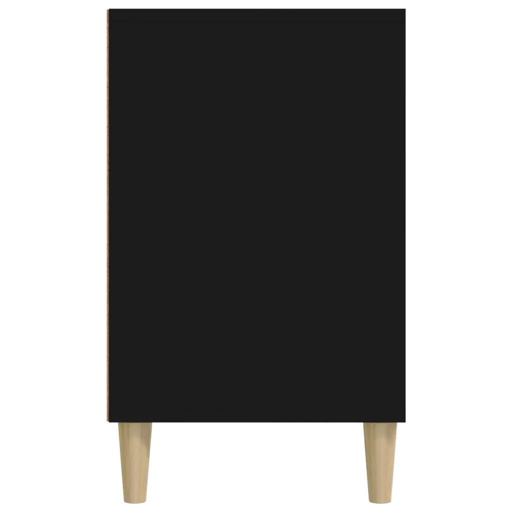 Scarpiera-Scaffale per scarpe Nera 102x36x60 cm in Legno Multistrato 127329