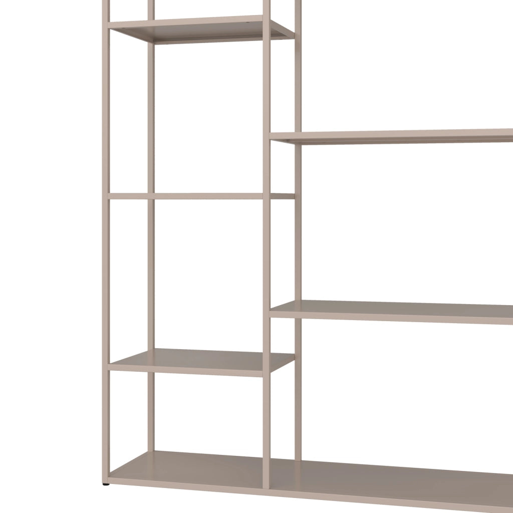 Libreria in metallo 189cm taupe ELISABETH