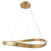 Lampada A Sospensione Da Soffitto Swe069-cp 80cm Brush Gold