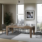 Tavolo allungabile 140/244x90 cm Spimbo Premium colore noce