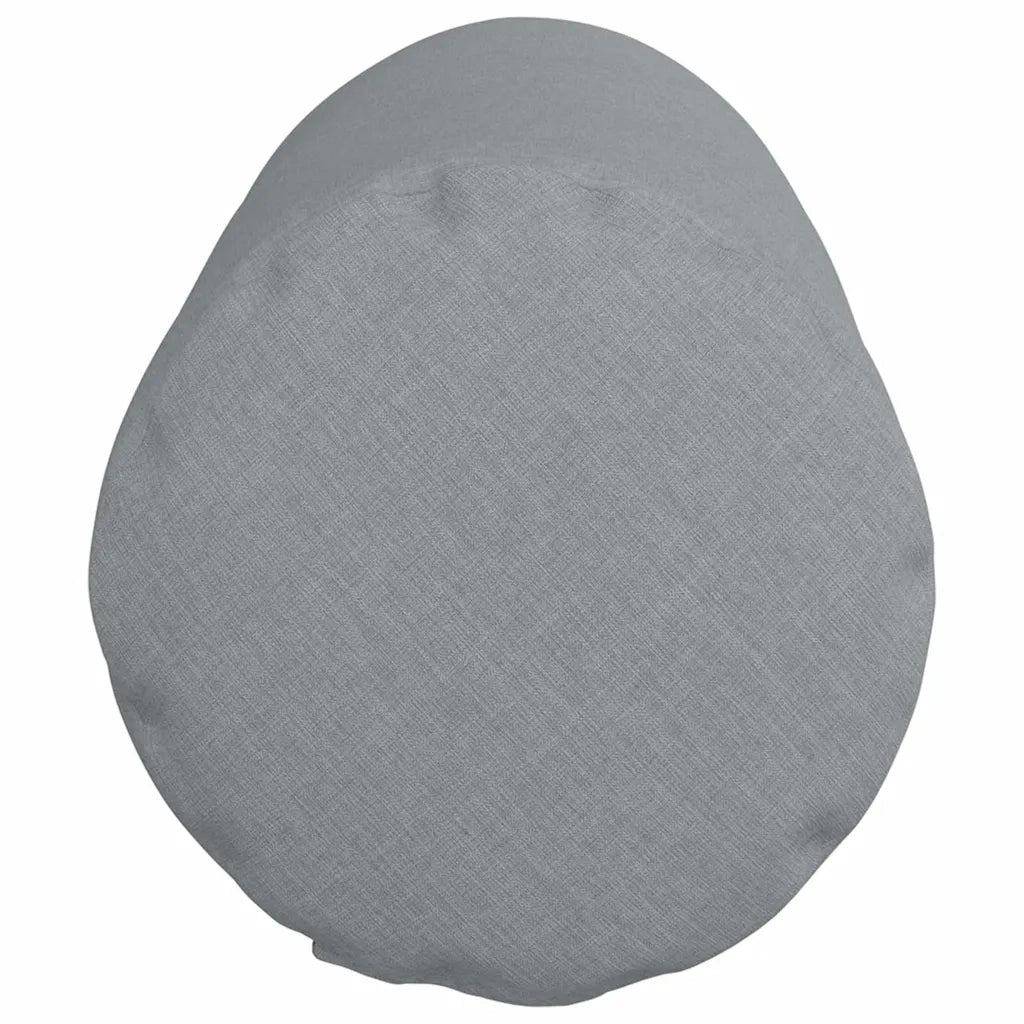 Cuscini a rullo 2 pcs Grigio chiaro Ø 25 x 70 cm Tessuto