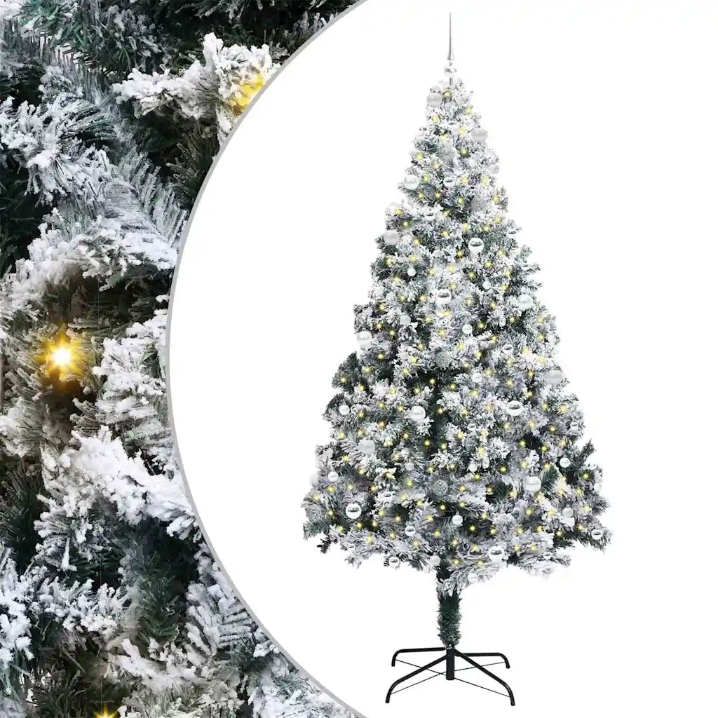 Albero di Natale artificiale con 300 LED Bianco 240 cm 3396985