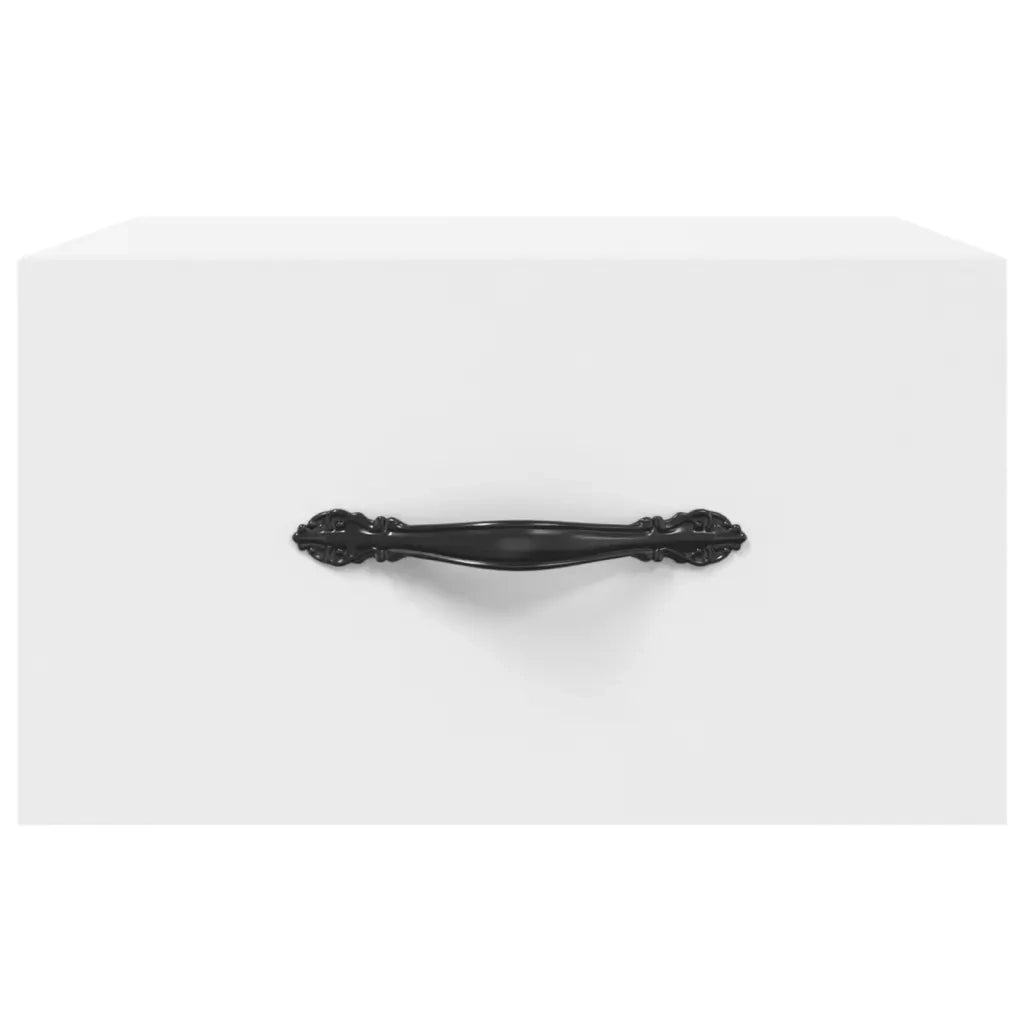 Comodini a Muro 2 pz Bianchi 35x35x20 cm 829805