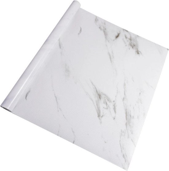 Pannellamento protettivo per cucina Plank Copertura in carta della cassetta Antiaderente Antimuffa Antiscivolo Imbottito acqua Ladiera acqua resistente (30x600cm) - marmo