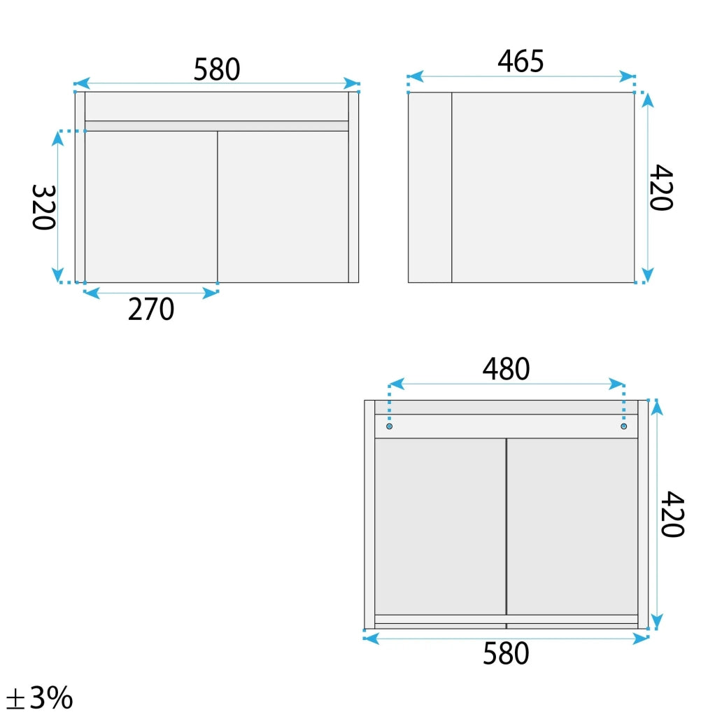 Set Di Mobili Da Bagno Faro 60 Cm