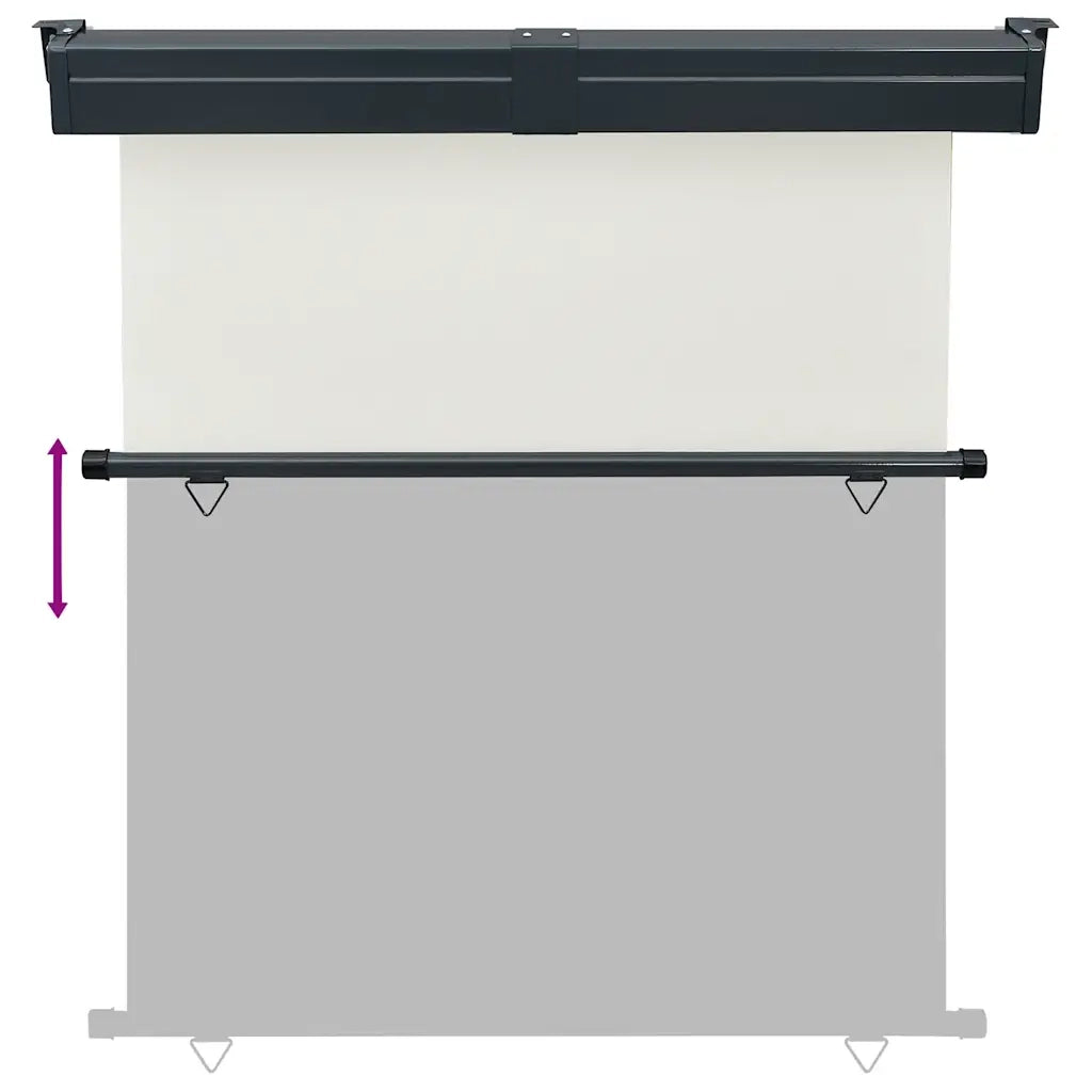 Tendalino Laterale per Balcone 165x250 cm Crema 48431