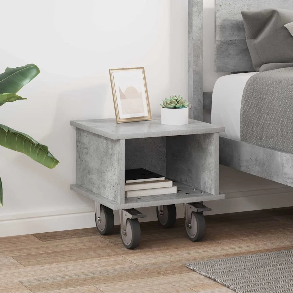 Supporto TV 37 x 35 x 35 cm Grigio cemento Legno ingegnerizzato 891051