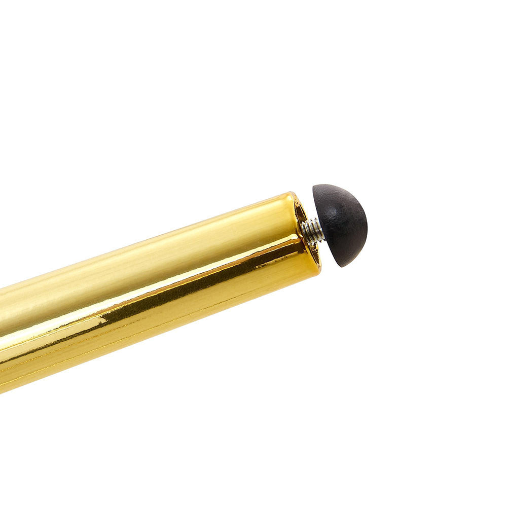 Set 2 sedie da pranzo - Xylo - velluto beige gambe dorate con schienale a cuore