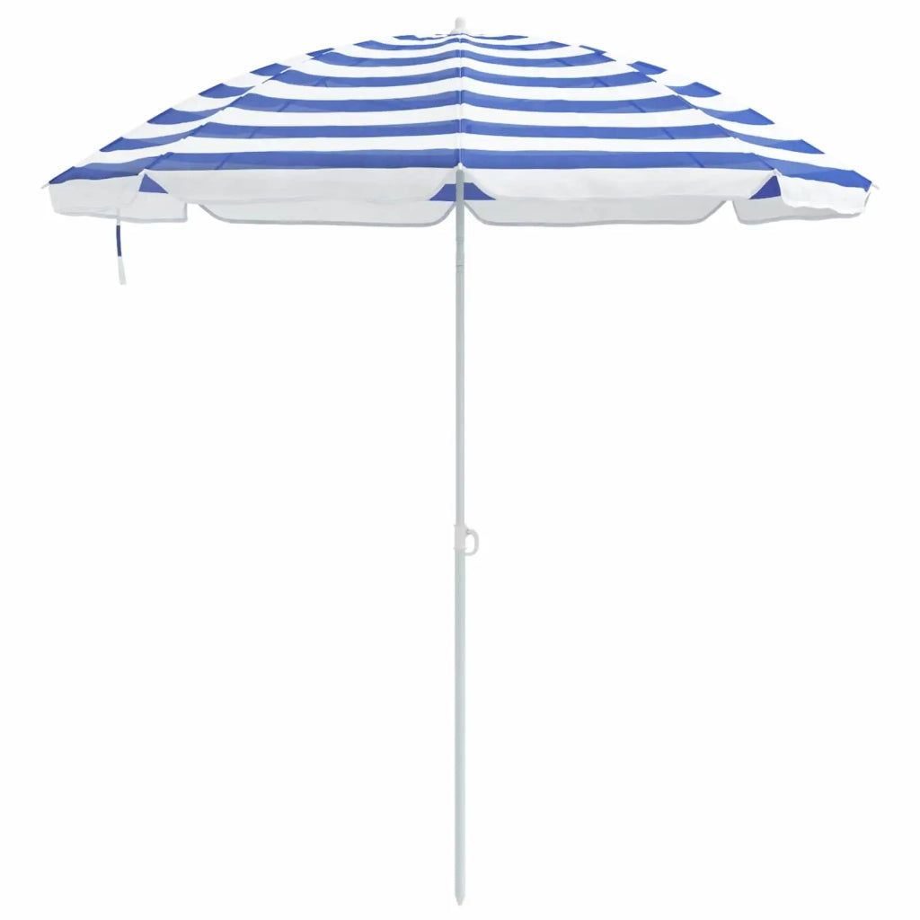Ombrello da giardino-Ombrellone da spiaggia Poliestere 170T Blu e Bianco
