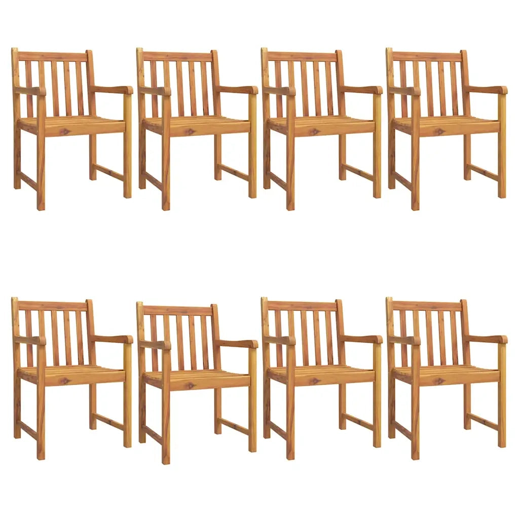 Set da Pranzo da Giardino 9 pz Legno Massello di Acaciacod mxl 117666