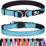 Collare per cani in neoprene - Reflettente - Adattabile - Peso 31-60 cm - per cani di piccola, media e grande taglia