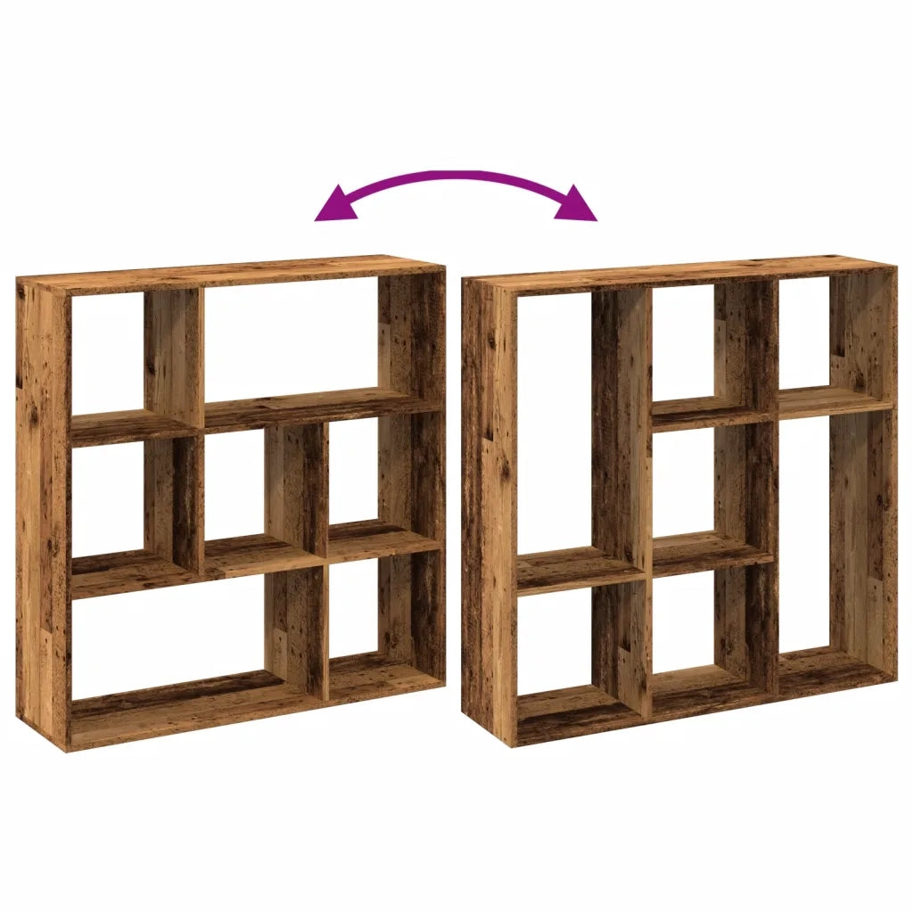 Libreria Divisorio Legno Antico 102x29x103,5 cm in Truciolato 858055