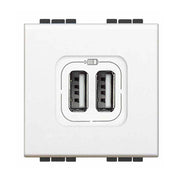 Trade Shop - Serie Living International Compatibile Apparecchi Di Comando Moduli Prese Interr -     Presa 2 Usb