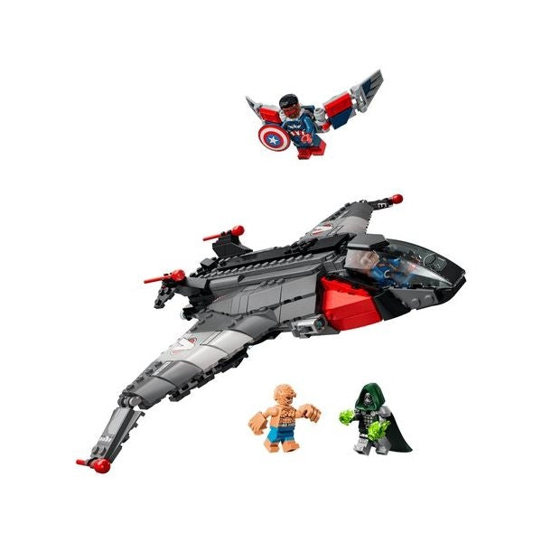 Set costruzioni lego 76347 marvel super heroes avengers doomsday quinj
