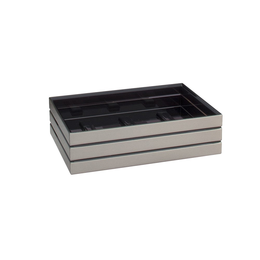 Porta sapone bronzo rettangolare - serie style