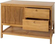 Cassettiera in teak per lavandino, alta qualità B, dimensioni 81x106x55cm
