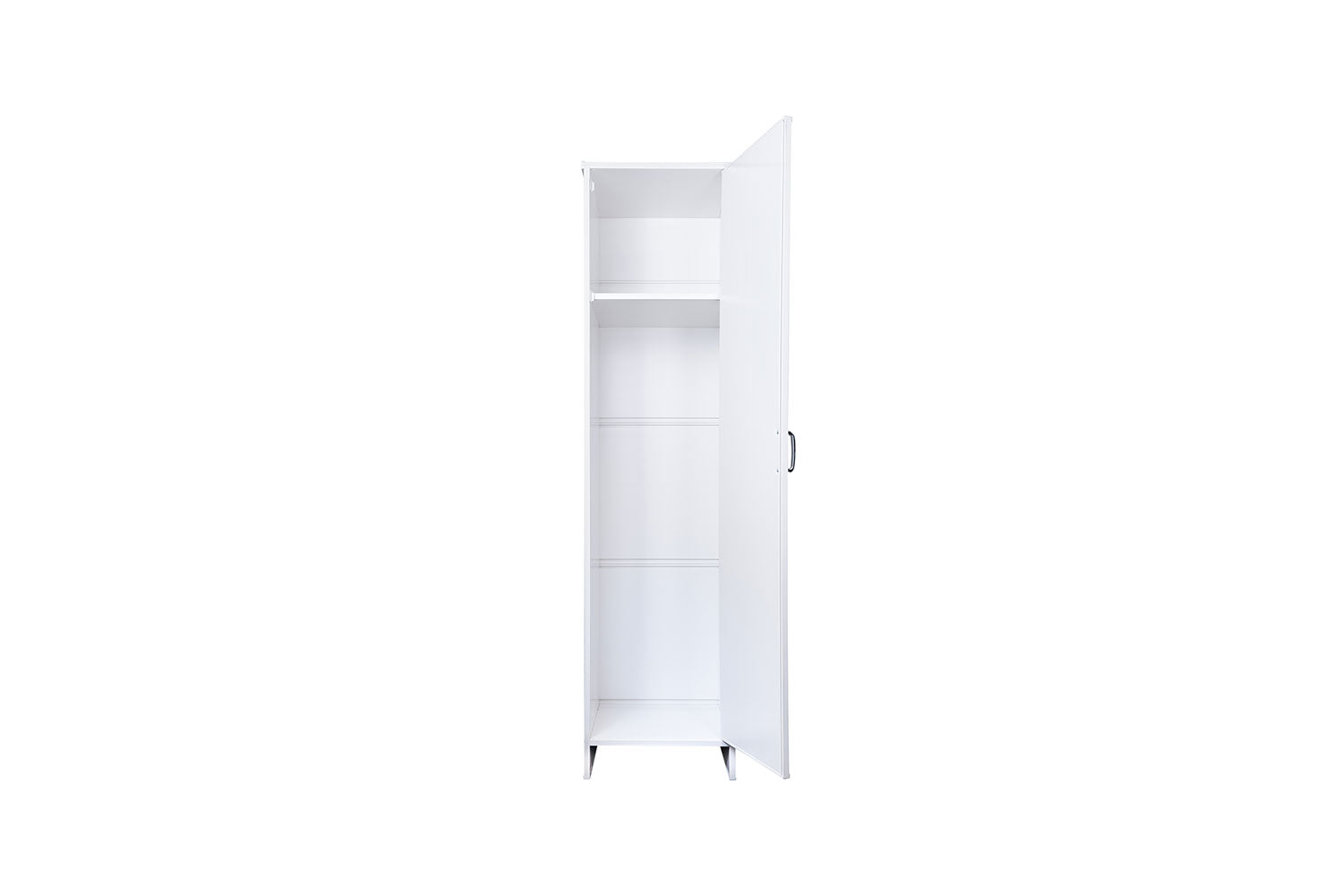 Mobile a Colonna Lavanderia da Esterno 46,5x49x182 cm in PVC Bianco