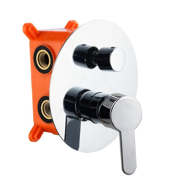 Rubinetto miscelatore doccia incasso 3 vie, 3 uscite