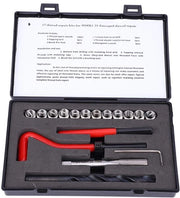 Set di riparazione a viti 17 pezzi - M10x1.25 - Chiave a stella in acciaio inossidabile - Lega di alluminio - Resistente all'usura - Alta precisione - Set di riparazione a viti