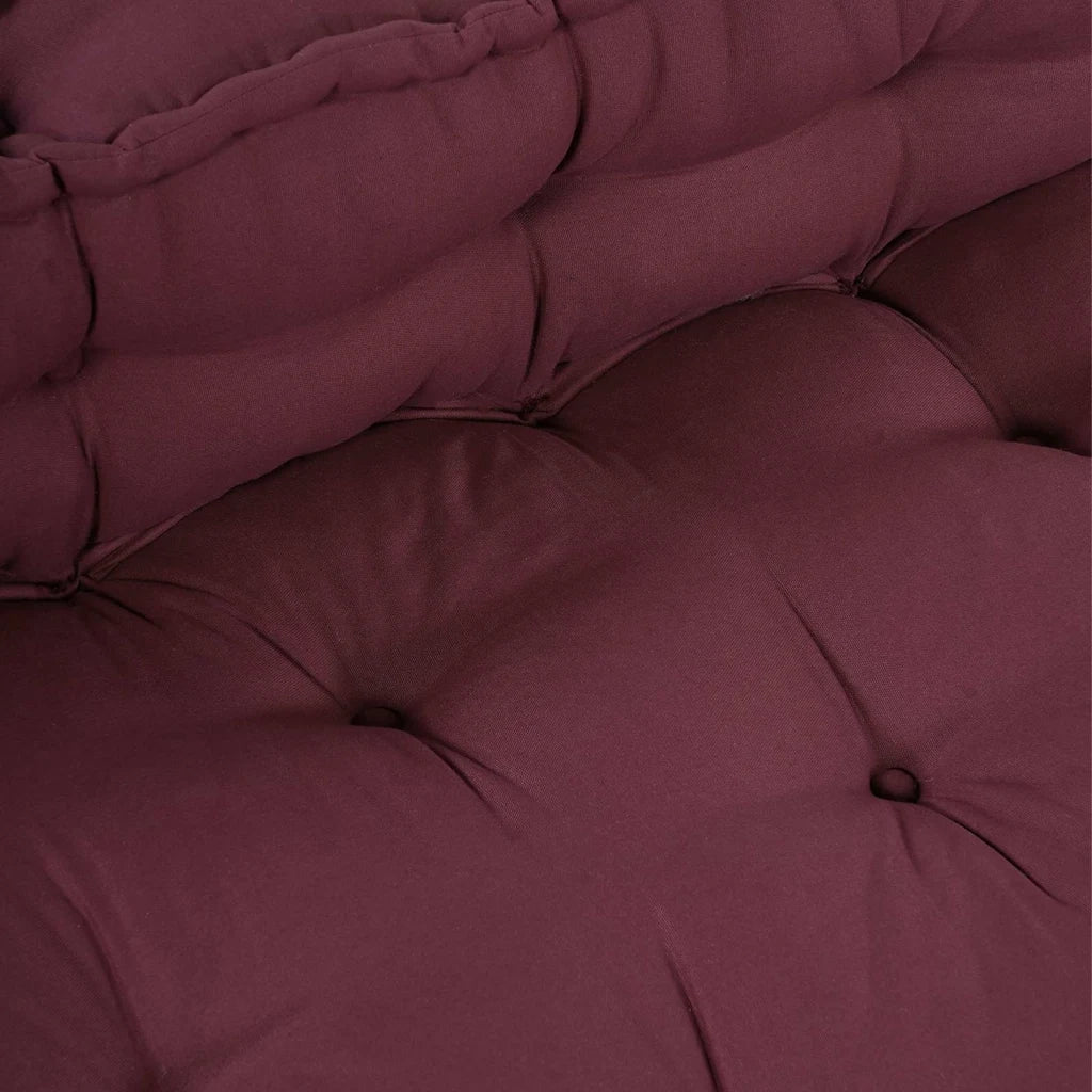Cuscino per Divano Pallet 2 pz | Cuscini per sedie Bordeaux 120 x 80 x 38 cm