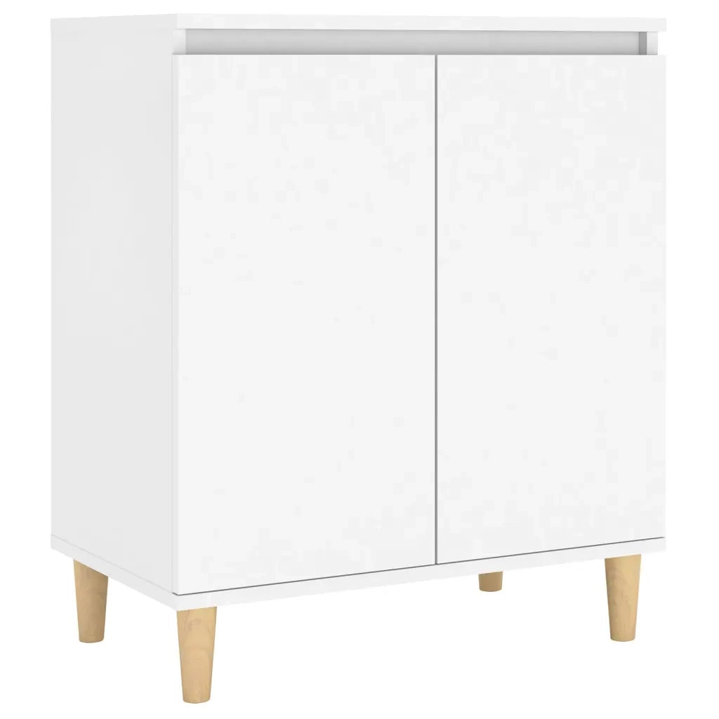 Credenza Bianca 103,5x35x70 cm in Legno Multistrato