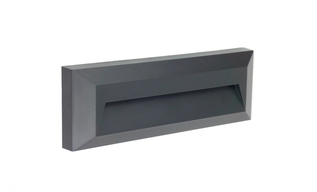 Applique esterna LED 3W IP65 grigio scuro MUR SU-MA