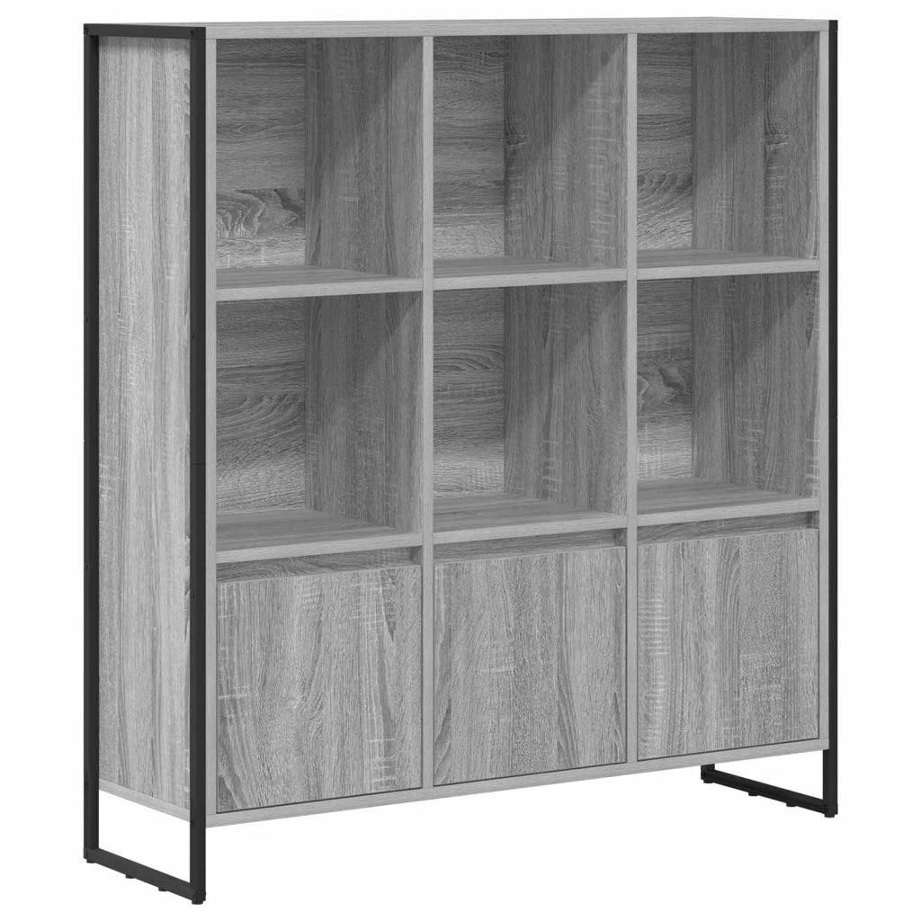 Armadio per Libri 2 pcs Grigio Sonoma 99,5 x 30 x 108 cm 3403025