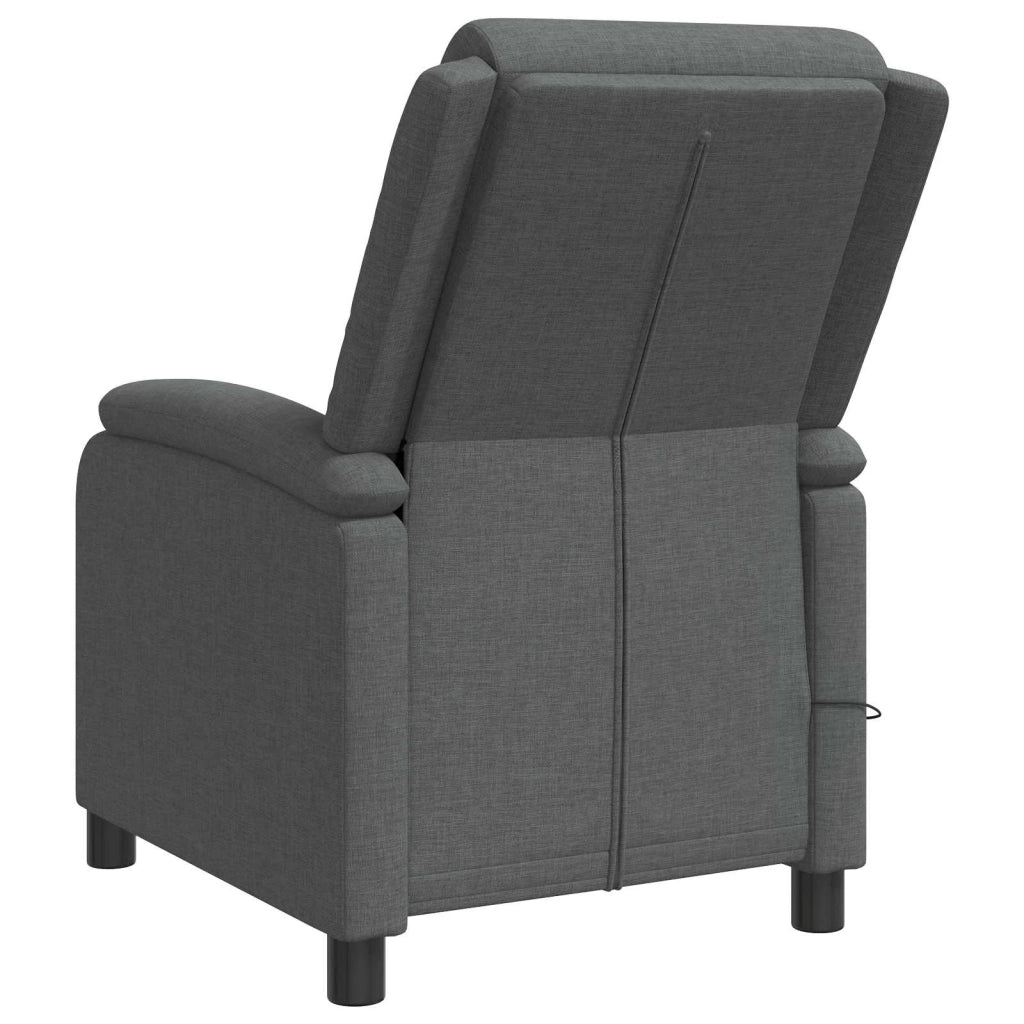 Divano Sedia-Poltrona Massaggiante Grigio Scuro Tessuto 414145