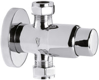 Rubinetto temporizzzato a pulsante per doccia esterno