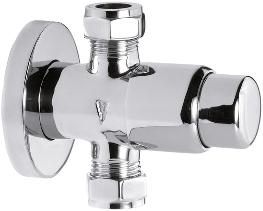 Rubinetto temporizzzato a pulsante per doccia esterno