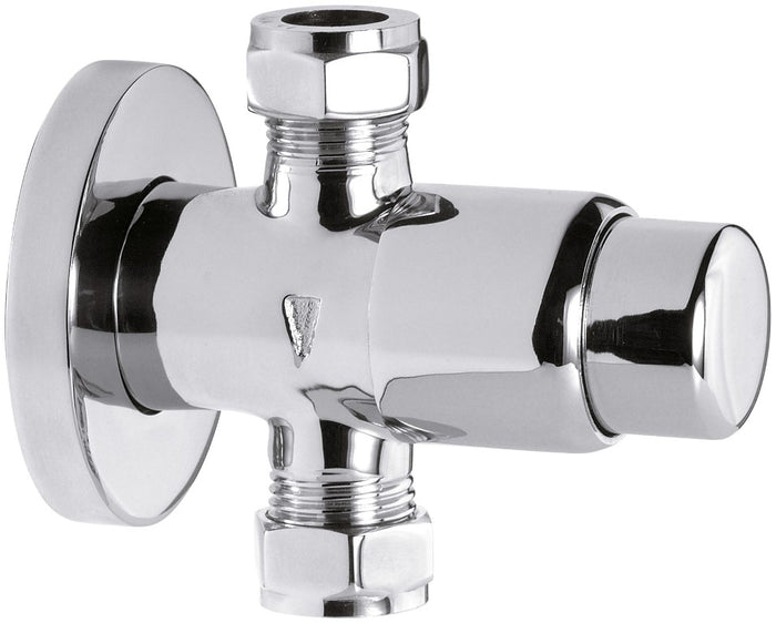 Rubinetto temporizzzato a pulsante per doccia esterno