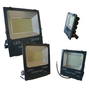 Trade Shop - Faro Led Smd Slim Faretto Spot Luminosita' Luce Bianca Fredda 50 100 200 W Ip65 -