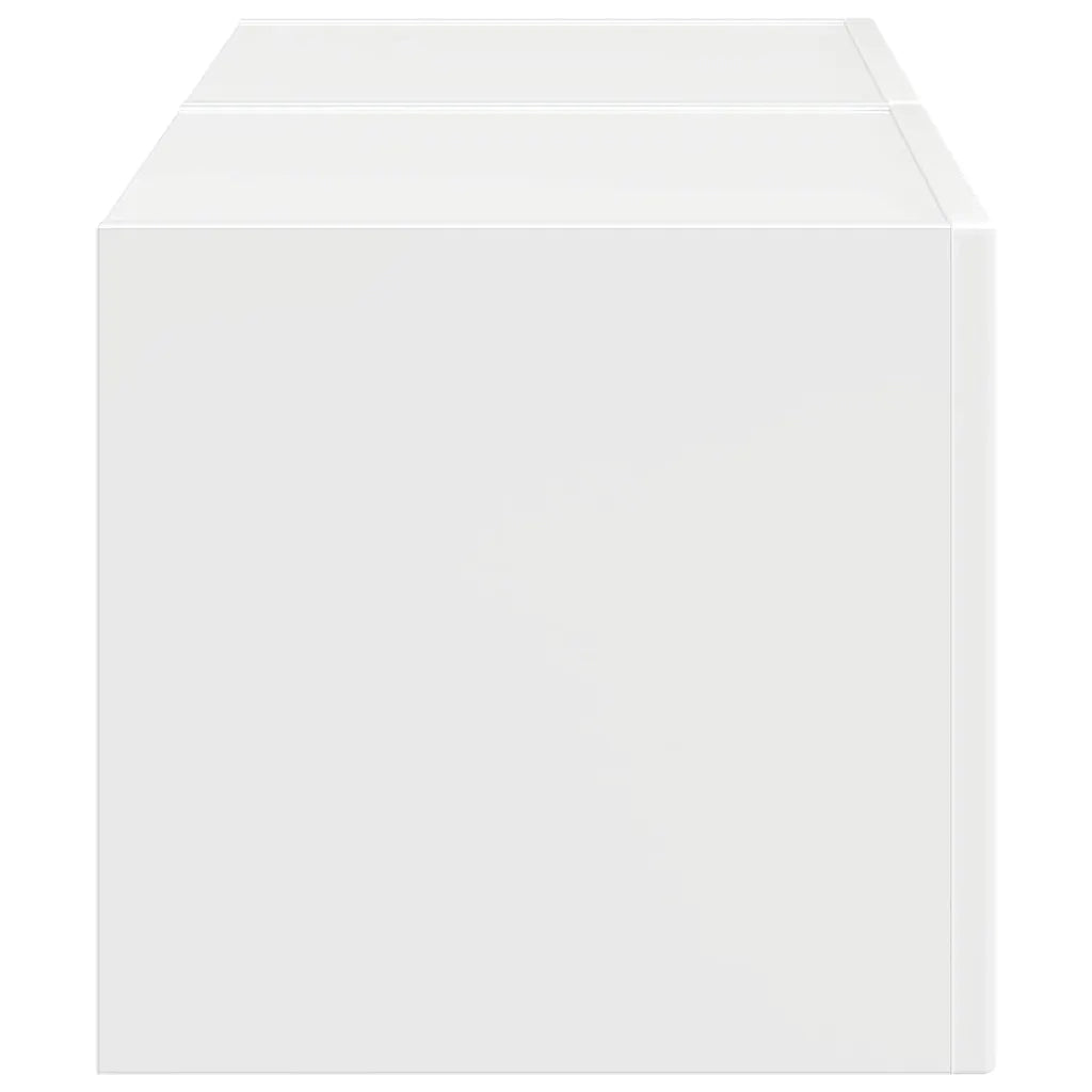 Mobile TV da parete 2 pcs Bianco Lucido 39 x 31 x 29,5 cm 892178