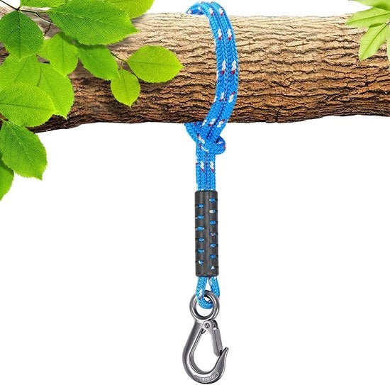 Tessuto per lettini e altalene - 0,5 m - blu - 10 mm spesso