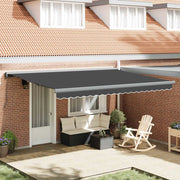 Tenda Retrattile Antracite e Grigio 400 × 300 cm 3420198
