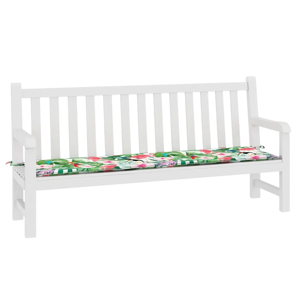Cuscino per Panca | Cuscini per sedie da Giardino Multicolore 200x50x4cm in Tessuto