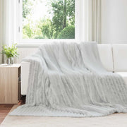 Coperte da Pile 6 pcs Grigio 240 x 220 cm Panno 42016879