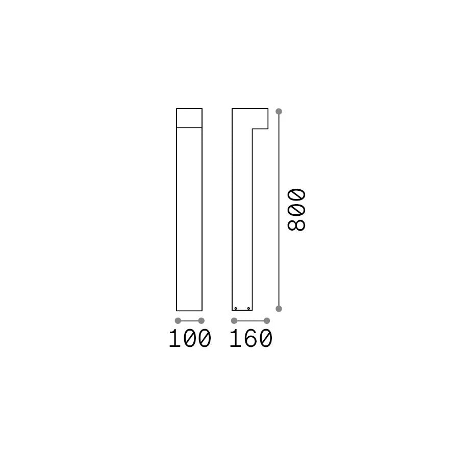Sirio_Led_Pt1_H80_Antracite