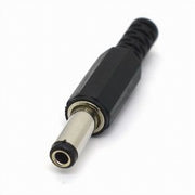 Trade Shop - Set 2 Pz Connettore Dc 2,5x5,5mm Spina Alimentazione Dritto Per Telecamera C-074 -