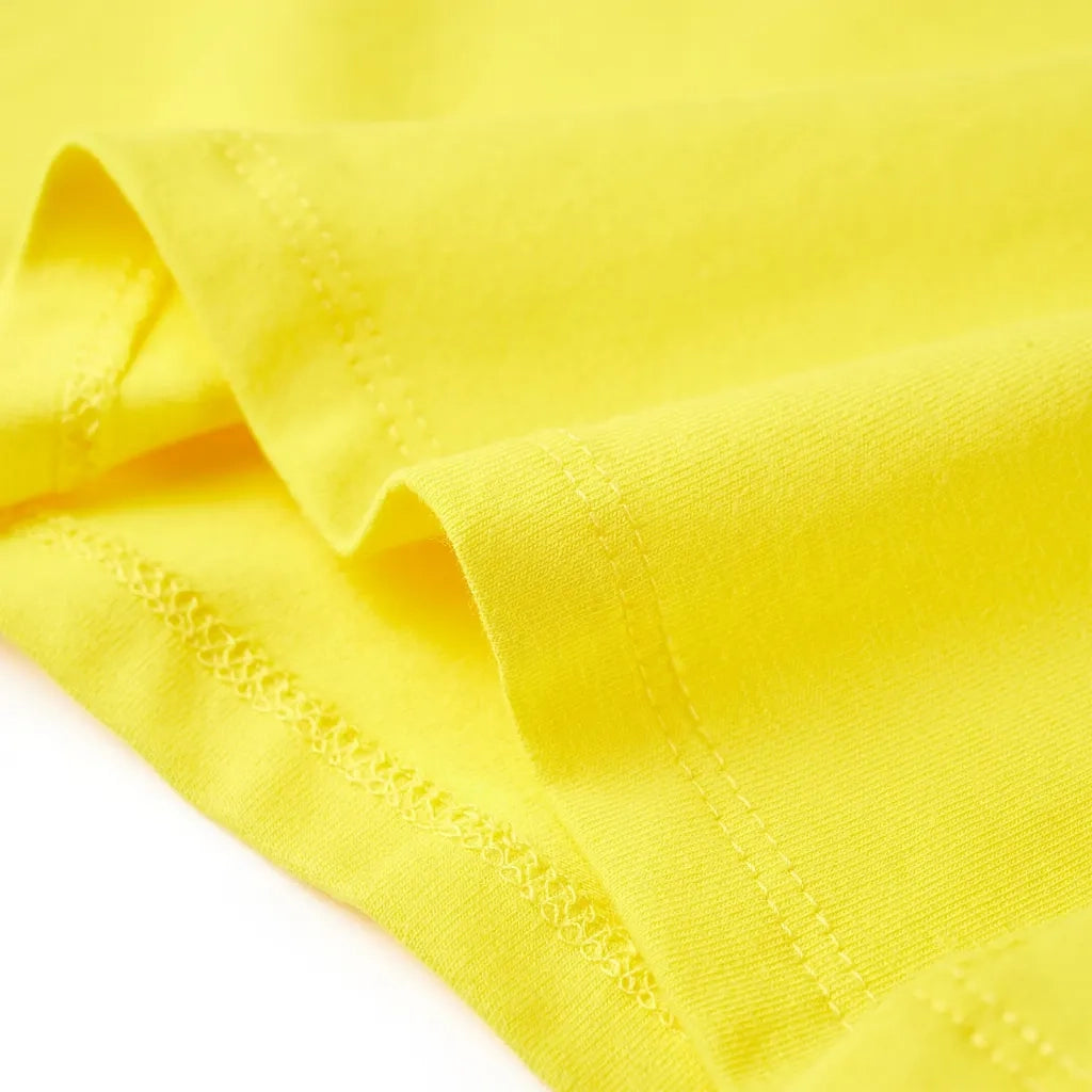 Maglietta per Bambine Giallo Brillante 140 10793