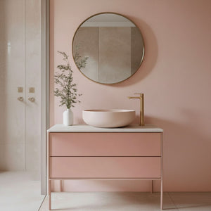 Rubinetto Da Lavabo Rea Drop Brush Copper High