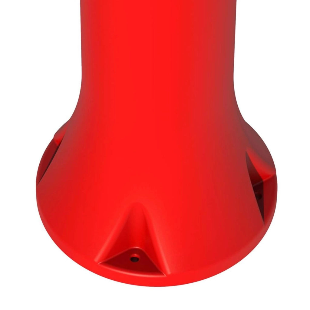 Sined Tritone Fontanella Da Giardino In Hdpe Con Predisposizione Per Attacchi Rapidi Rossa