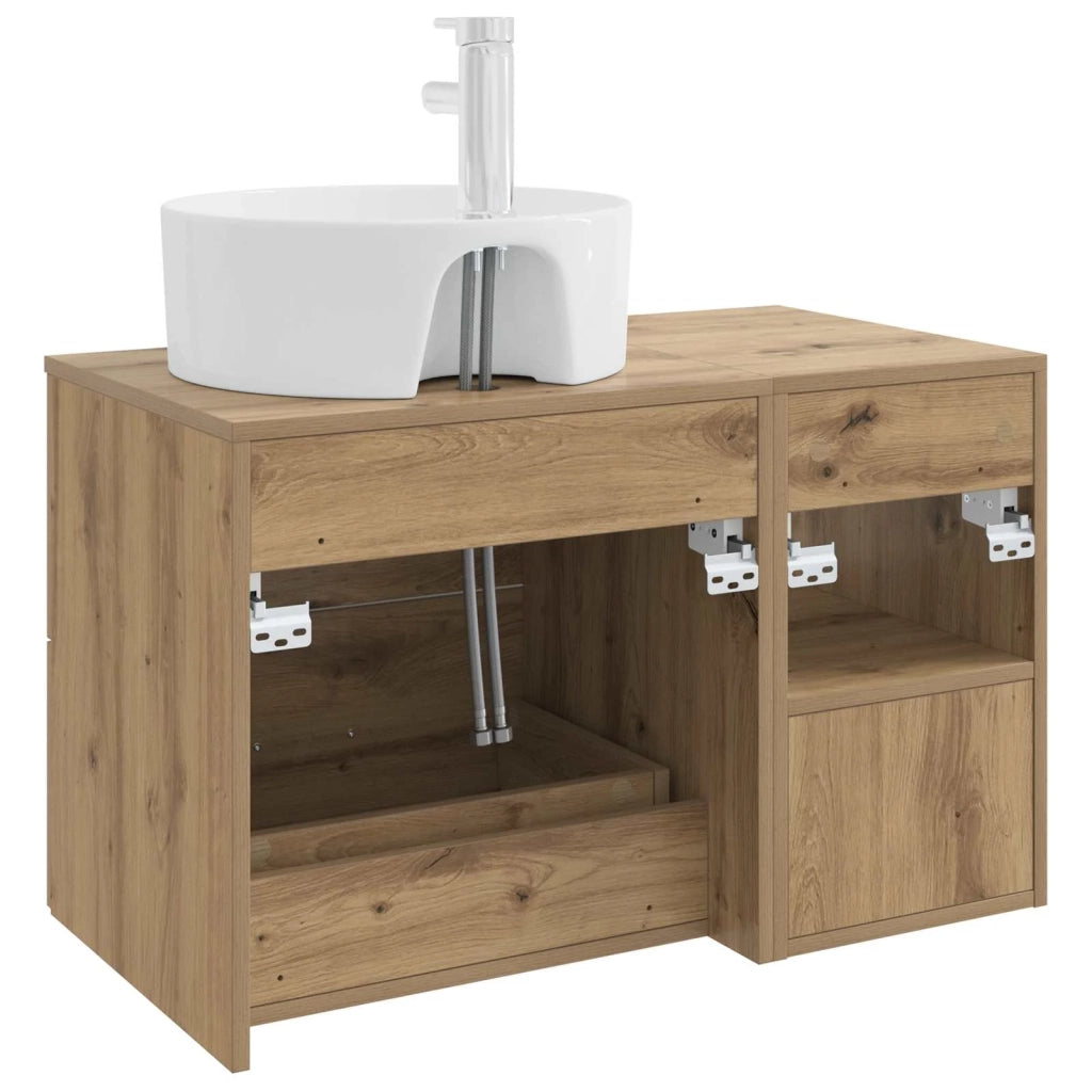 Set di mobili per il bagno 2 pcs Rovere Artigianale 3403911