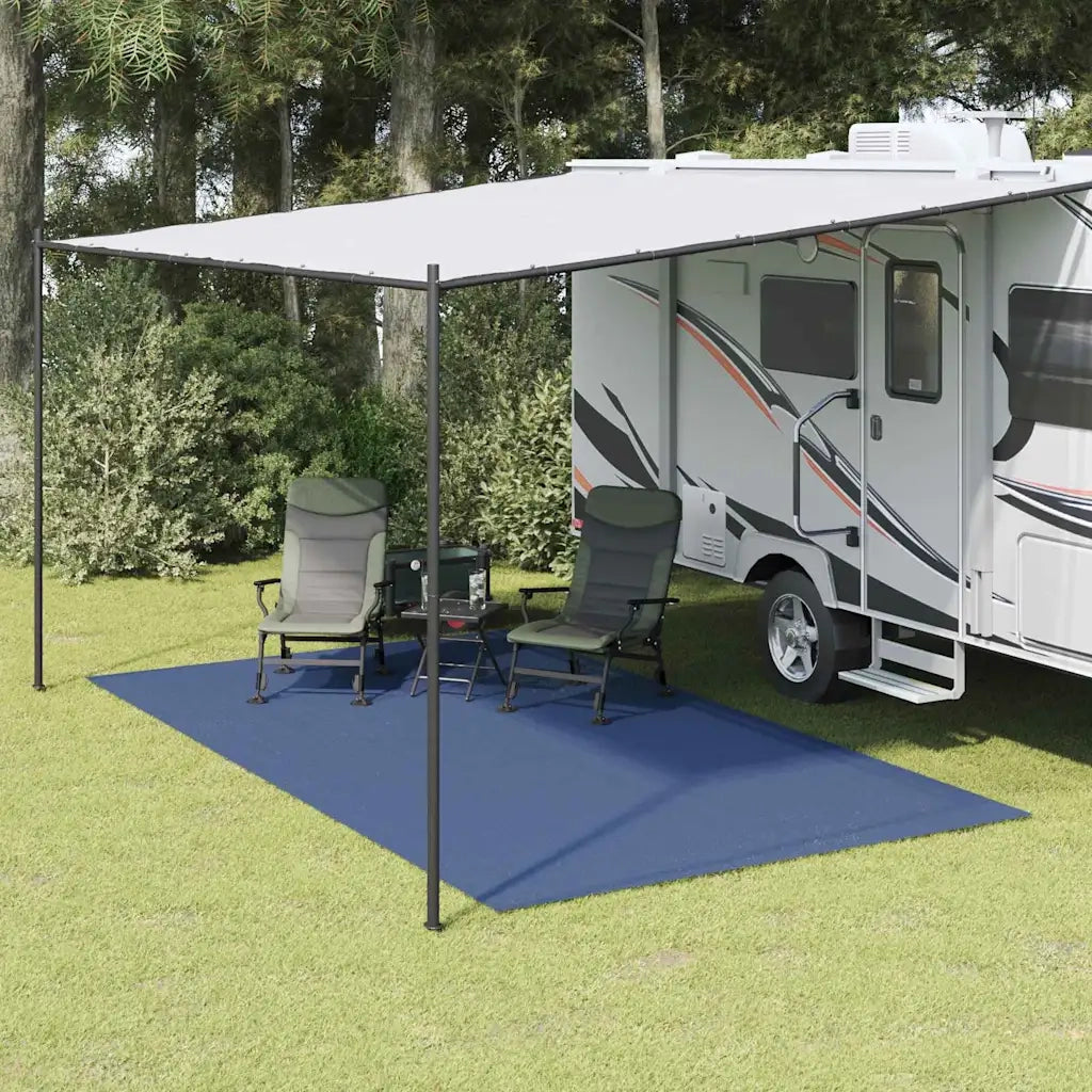 Tappeto da Tenda Blu 600 × 350 cm Poliestere 42002785