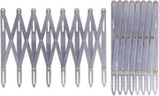 Liniaal in Alluminio Rugginente per Saldatura (16 cm/63 pollici) - Inox - Accessori per Tende - Multifunzionale