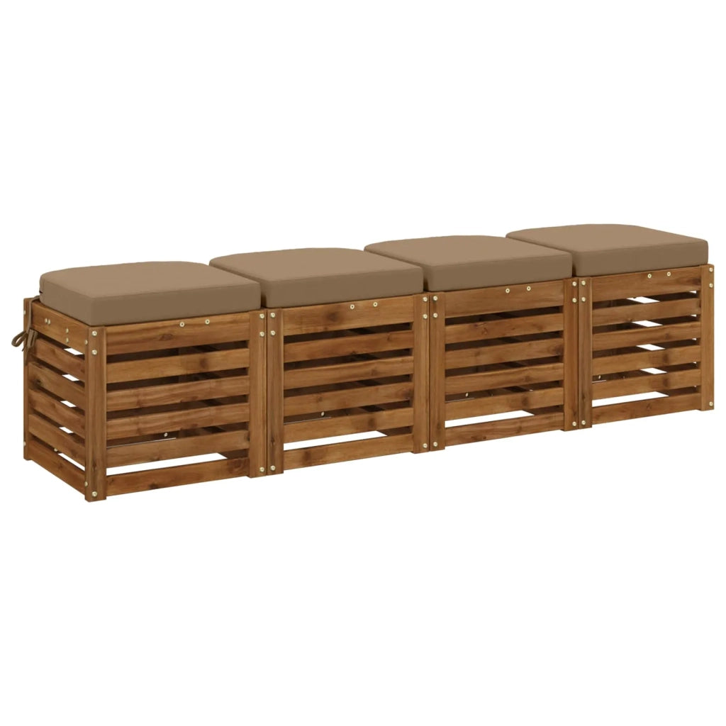 Cuscini per sedile a 4 pezzi SOEST 4 pcs 100% Poliestere 945276